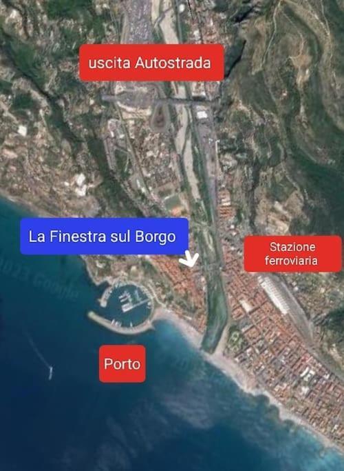 Apartamento La Finestra Sul Borgo Ventimiglia Exterior foto